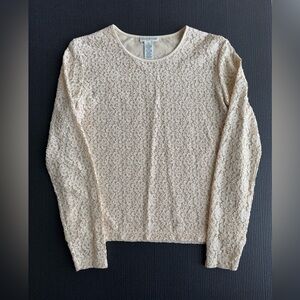 Ann Taylor lace top, size M